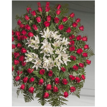 Palma de Rosas y Lilium