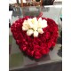 Corazón de rosas