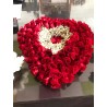 Corazón de rosas