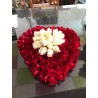 Corazón de rosas