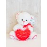 Peluche corazón con brazos